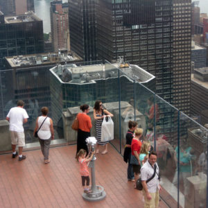 Top of the Rock Observation Deck Corner Glass