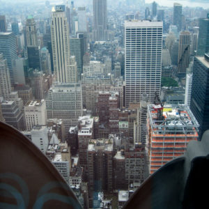 Top of the Rock Observation Deck Looking at Manhattan