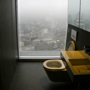 The View from The Shard Bathroom Toilet