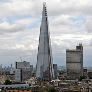 The View from The Shard Cloudy Day