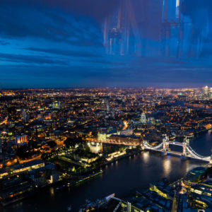 The View from The Shard at Night